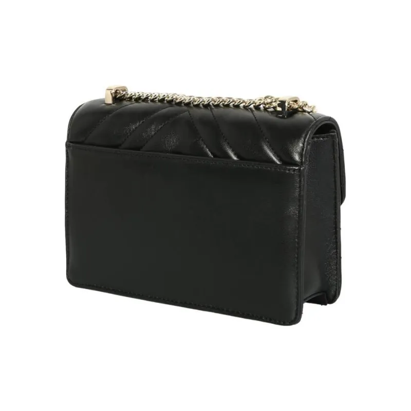 DKNY Leather Crossbody Bag Shoulder Bag Women's Black-1