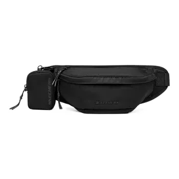 Skechers Fabric Crossbody Bags Sling Bags Unisex Carbon Black