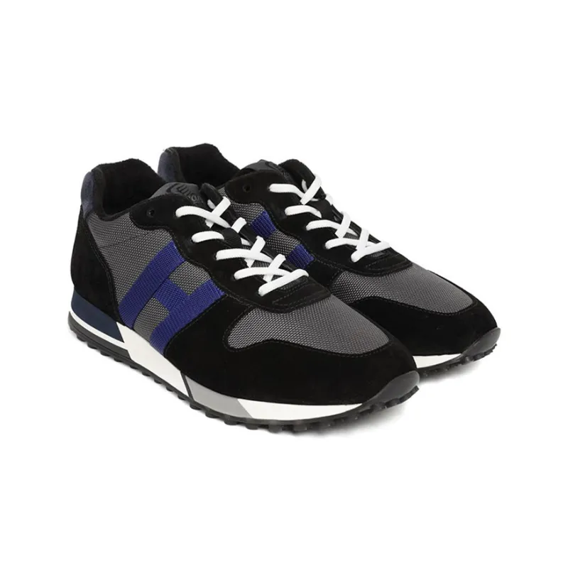HOGAN Panelled Lace Up Sneakers-1