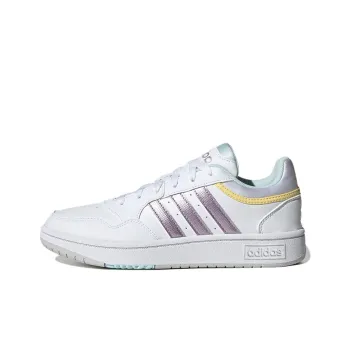 Hoops 3.0 Women's Adidas Neo 'White Matte Purple Metallic'