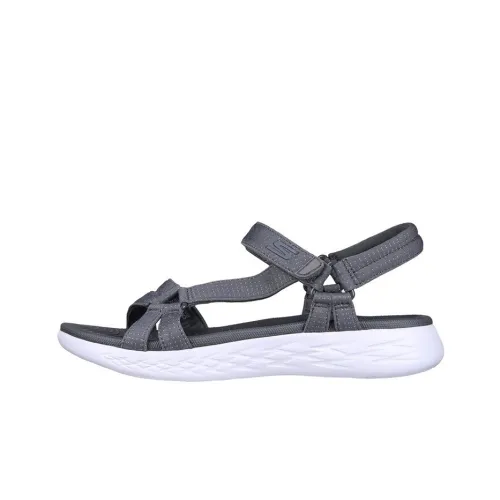 Skechers ON THE GO Beach Sandals Women's Charcoal Gray