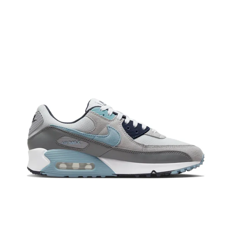 Nike Air Max 90 Pure Platinum Warm Blue-1