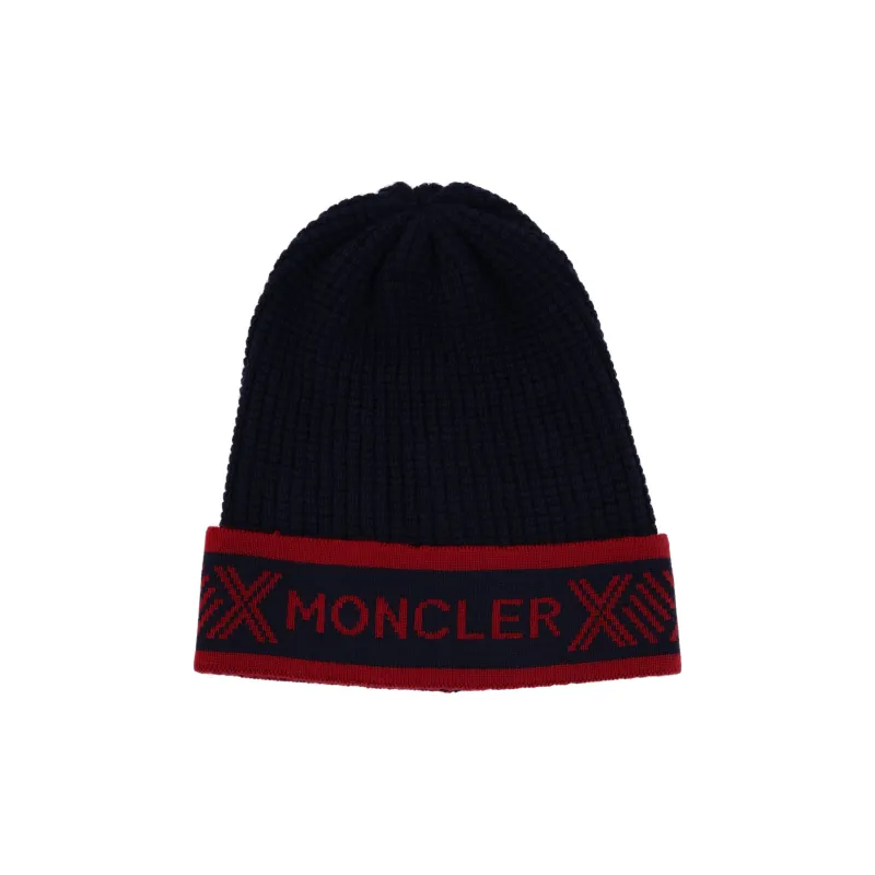Moncler Virgin-wool Knitted Beanie Hat-0