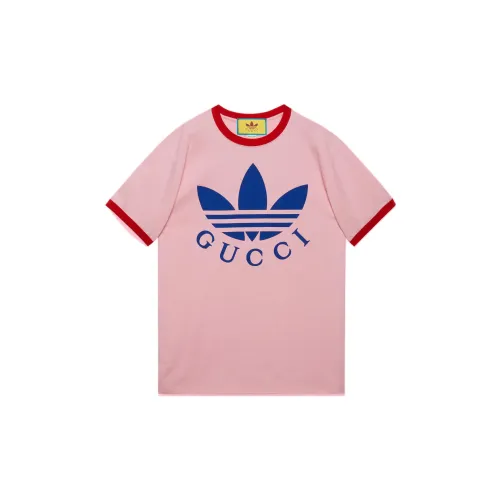 Adidas Originals X GUCCI T-Shirts Women's Pink