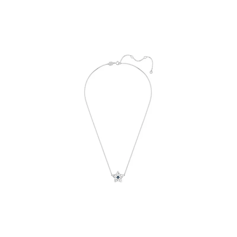 Swarovski Silver Plated Collarbone Chain Women's-1