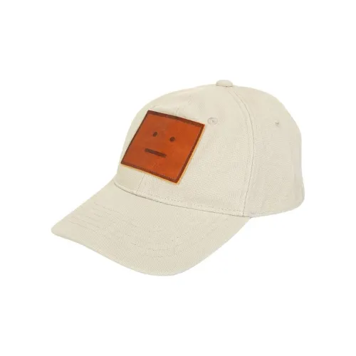 Acne Studios Baseball Caps Unisex Beige