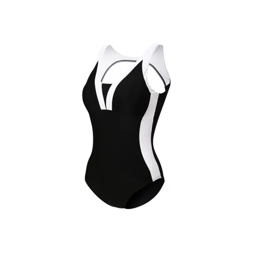 Speedo One-Piece Swimsuits Women's Black/White Seamless