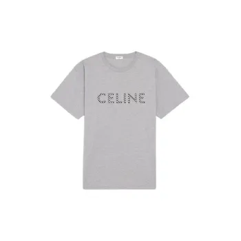 CELINE T Shirt Men's Mixed Gray