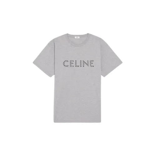 CELINE T Shirt Men's Mixed Gray