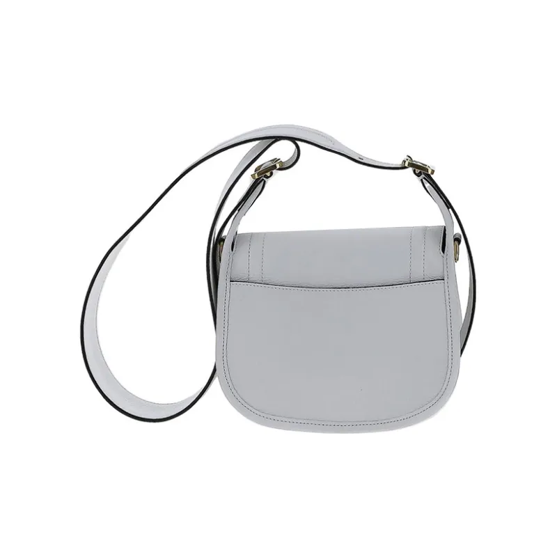 Mulberry Leather Shoulder Bag Women's White-2