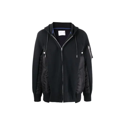 Sacai Sweatshirts Men Black