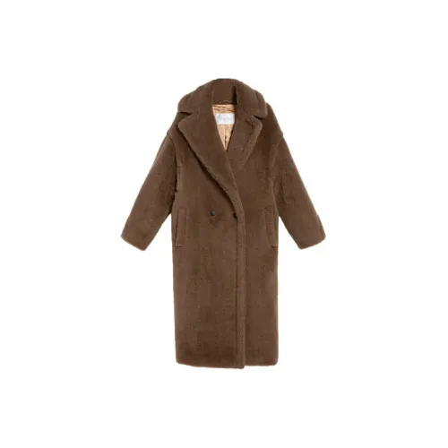 MaxMara Teddy Series Coats Women's Dove Color