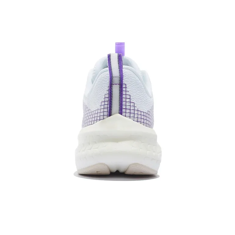 LiNing Red Hare 5 Pro Breathable And Resilient Low Top Running Shoes Women's White Purple-5