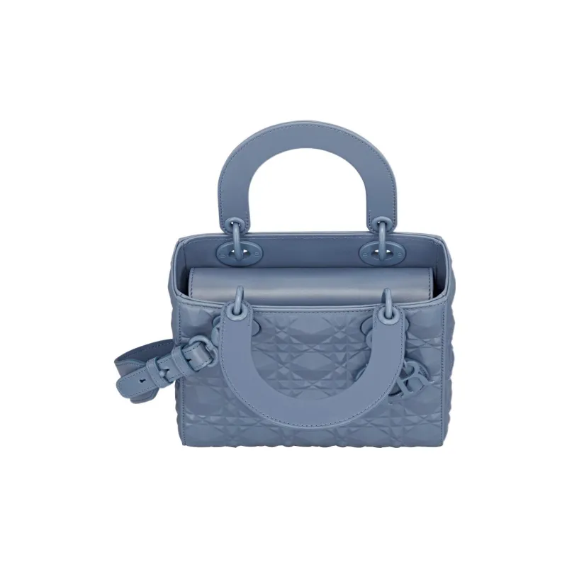 DIOR Lady DiorMy ABCDior Denim Calfskin Dior Bag Shoulder Bag Crossbody Bag Handbag Small Size Women's Haze Blue-2