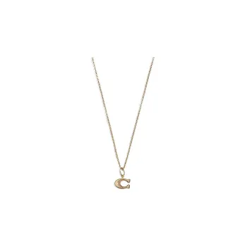 COACH Brass Necklaces Women's Gold