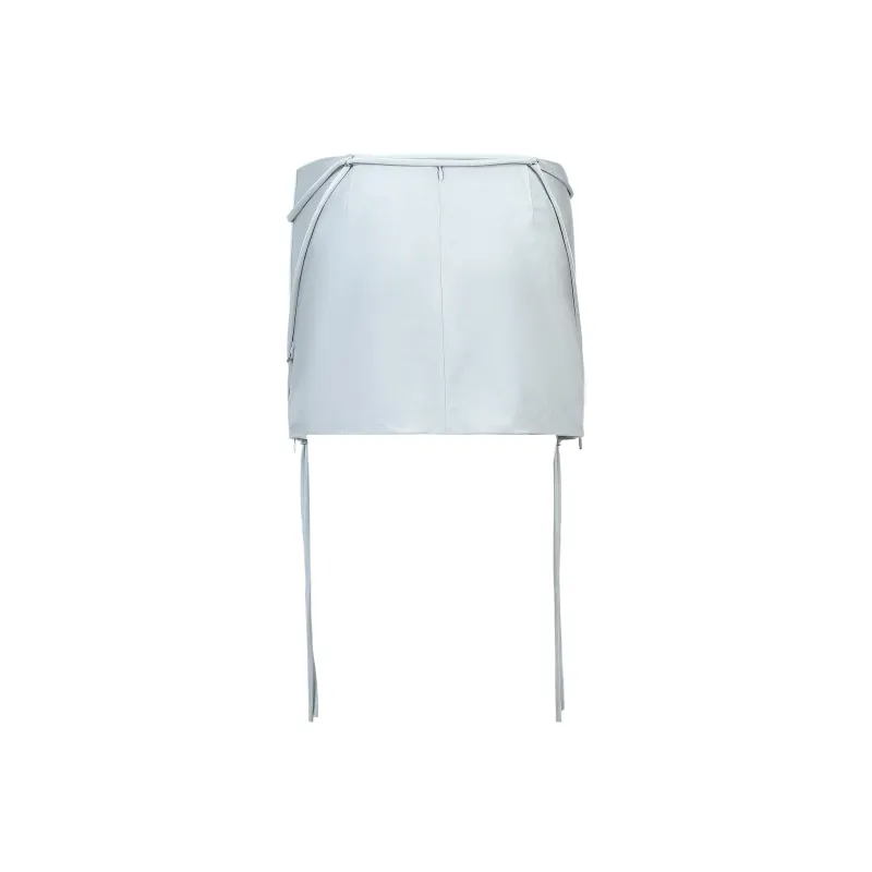 N DRESS Casual Short Skirts Women's Silver-1