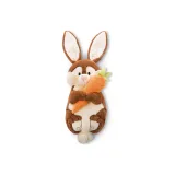 Carrot bunny cushion 38x20cm