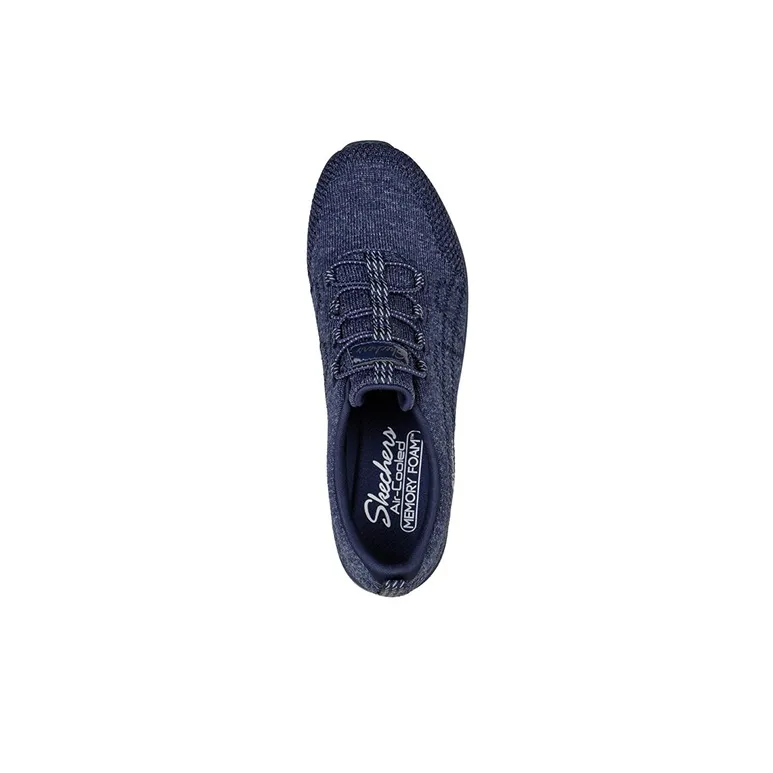Skechers Be-Cool -Mood Boost Cushioning Anti-Slip Wear-Resistant Breathability Low-Top Casual Shoes Women's Blue-3