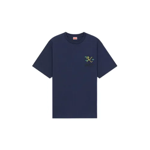 KENZO Nigo Drop2 T-Shirts Men Midnight Blue