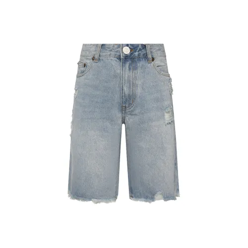 COOLALPACA Denim Shorts Unisex Denim Blue