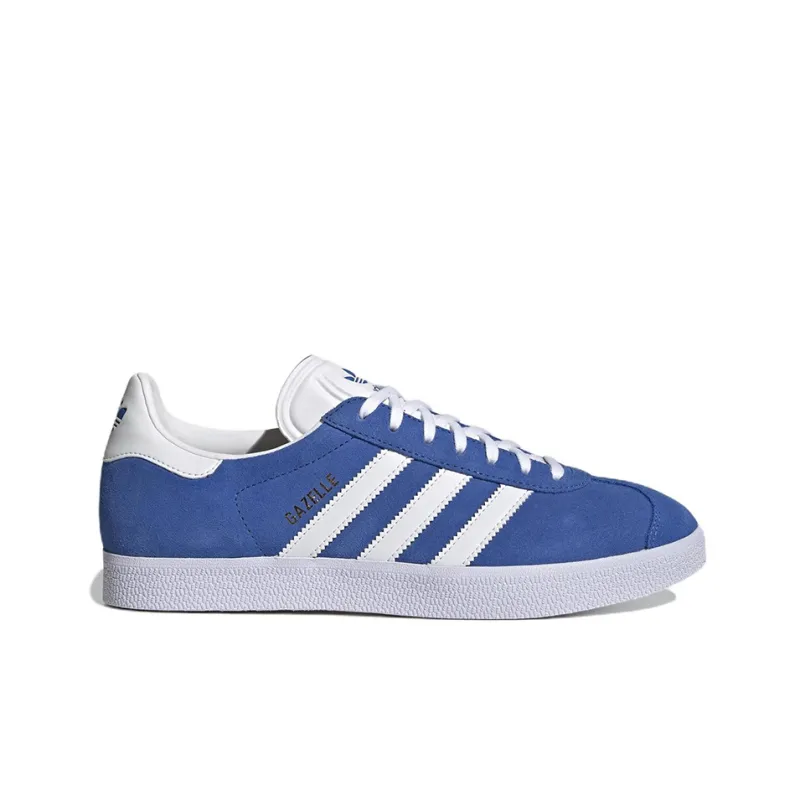 Adidas Gazelle Blue Cloud White Gold Metallic-1