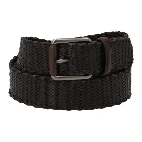 Ermenegildo Zegna Leather Belts Unisex Brown