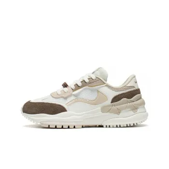 LINING Origin Casual Shoes Women's Low Top Ecru/Reindeer Brown