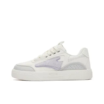 Erke Yan Ying Low Top Skateboard Shoes Women's White Purple
