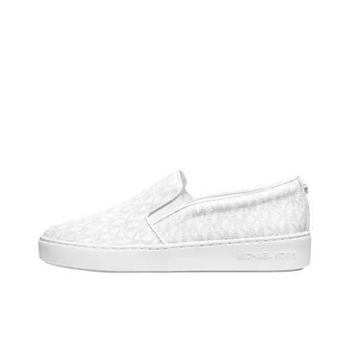 MICHAEL KORS Keaton Low-Top Stylish Skateboarding Shoes Women's Bright White
