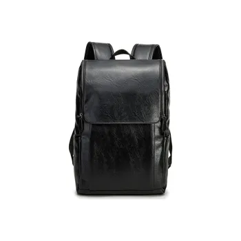 NOMK PU Backpack Regular Men's Black