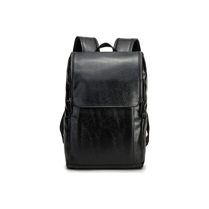 NOMK PU Backpack Regular Men's Black-0