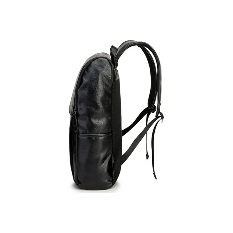 NOMK PU Backpack Regular Men's Black-2