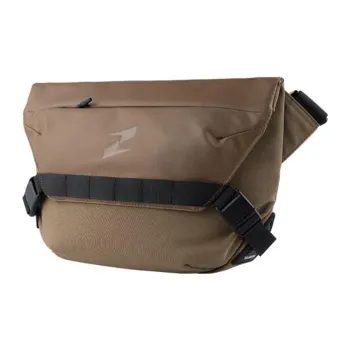TAJEZZO PVC Shoulder Bag Crossbody Bag Regular Unisex Brown Yellow