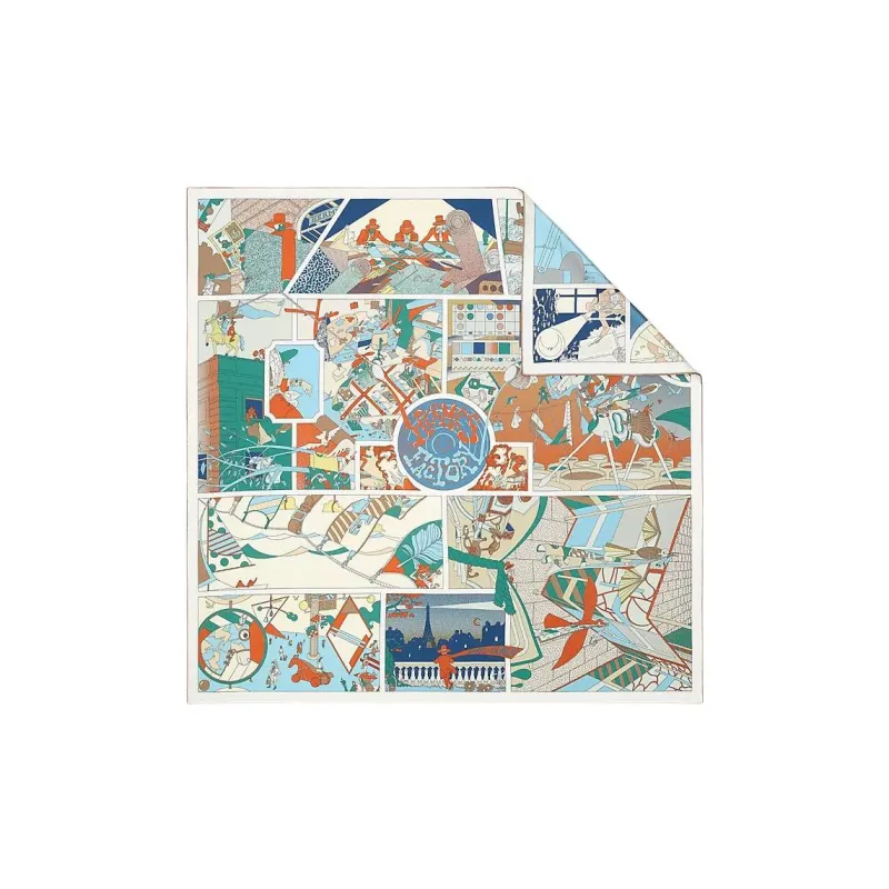 HERMES Carre Silk Scarves Women's-1