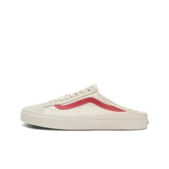 Vans Style 36 Mule Low Tops Casual Skateboarding Shoes Unisex White Red