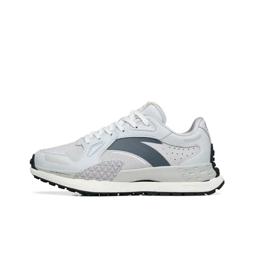 Anta Low Top Running Shoes Women's Gray Blue