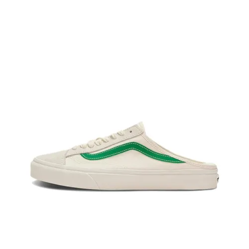 Vans Style 36 Skateboard Shoes Unisex Low-Top White/Green