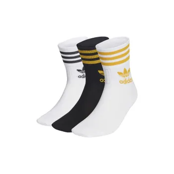 Adidas Originals Mid Calf Socks Unisex White