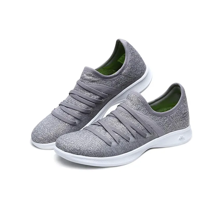 Skechers Go Step Casual Shoes Women's Low-Top Light Gray-2
