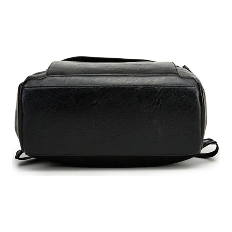 NOMK PU Backpack Regular Men's Black-4