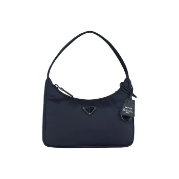 PRADA Re Edition Nylon Shoulder Bag, Handbag Mini Women's Marine Blue