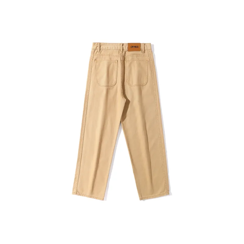 Jaslcs Straight Jeans Unisex Earth Yellow-1