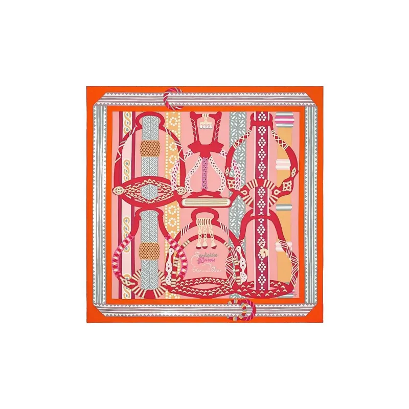 HERMES Carre Silk Scarves Women's-0