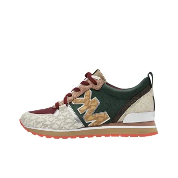 MICHAEL KORS Dash Low-Top Casual Shoes Women's White Green Red