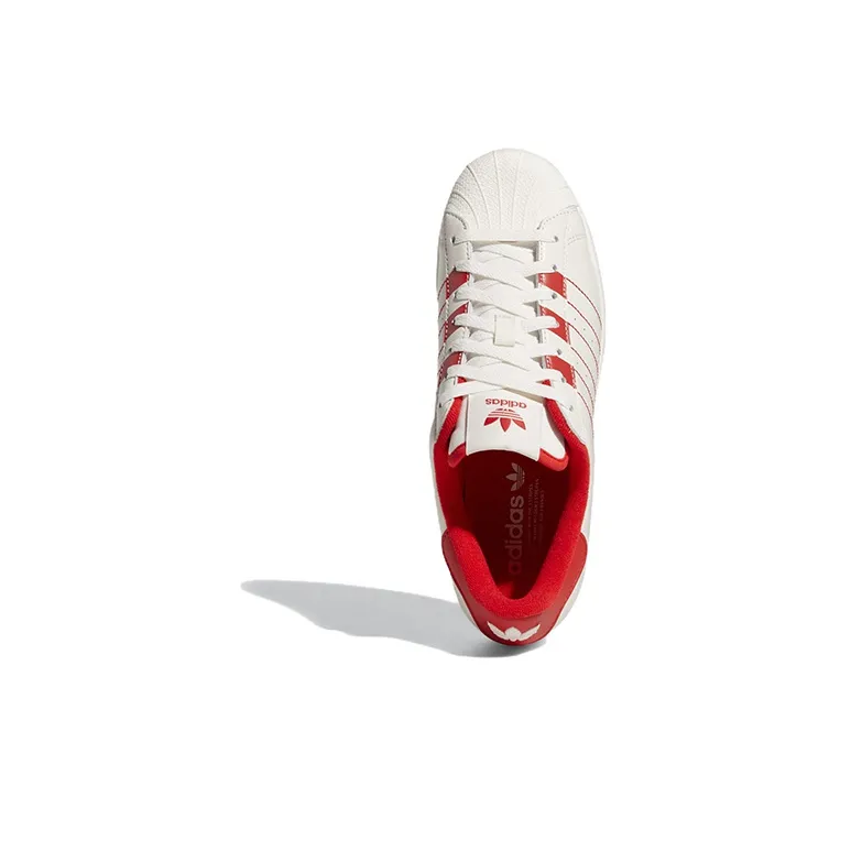 Superstar Adidas Originals 'White Vivid Red'-4