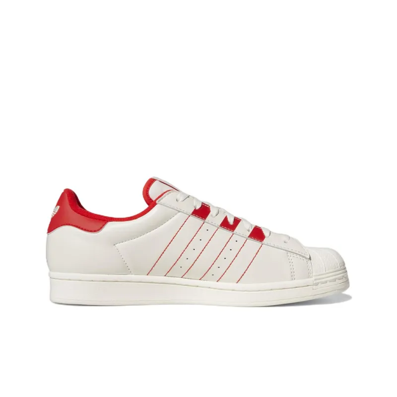 Superstar Adidas Originals 'White Vivid Red'-1