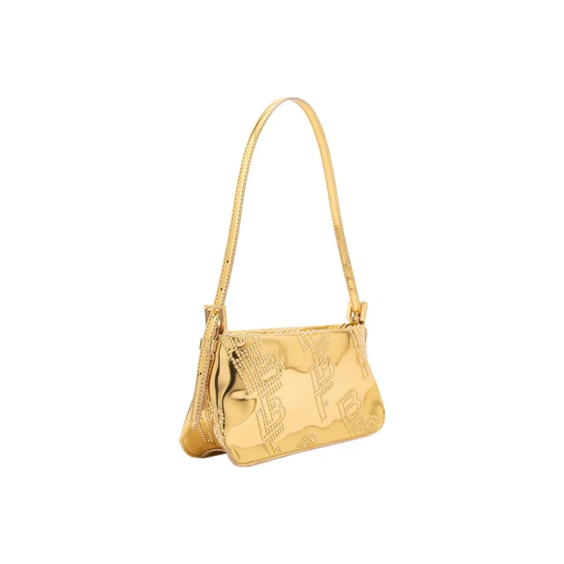 By Far Dulce Crystal Embellished Shoulder Bag-1