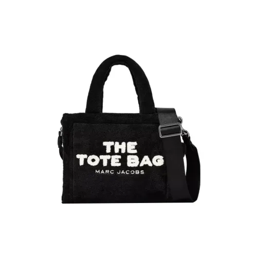 MARC JACOBS Terry Cloth Tote Bag, Shopping Bag, Shoulder Bag, Crossbody Bag, Handbag Mini Women's Black