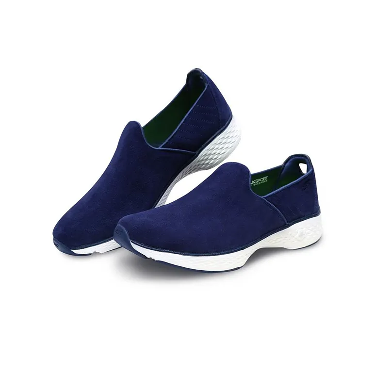 Skechers Go Walk Sport Cushioning Anti-Slip And Wear-Resistant Low-Top Casual Shoes Women's Navy-2