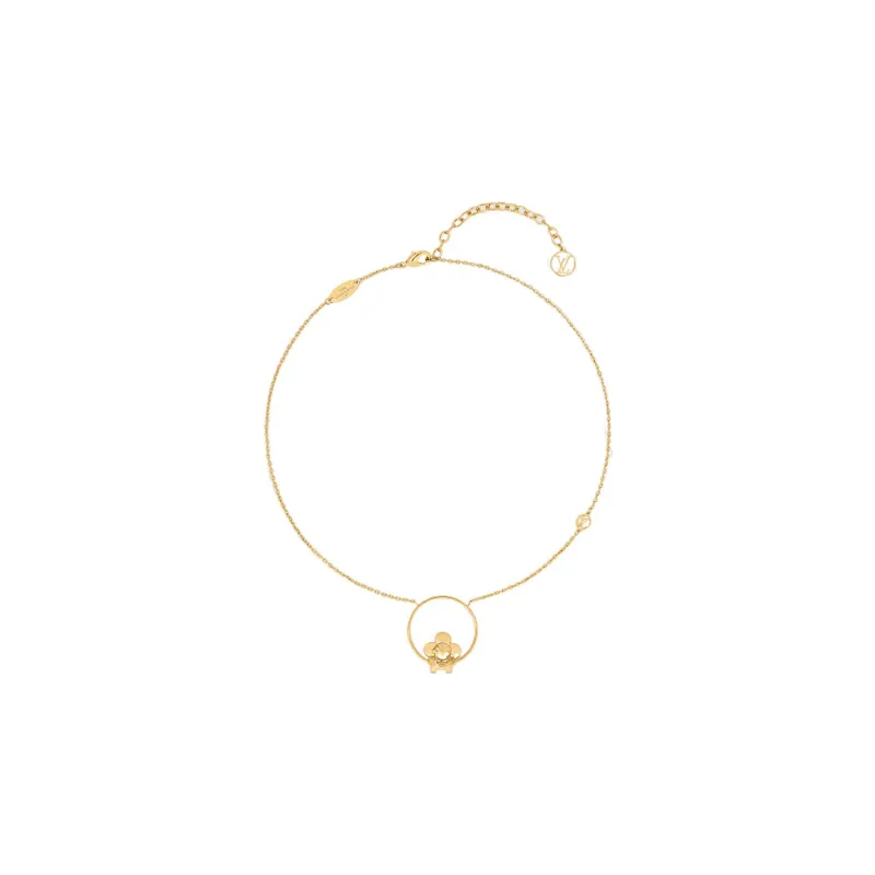 LOUIS VUITTON Vivienne Metal Necklace Women's Gold-0